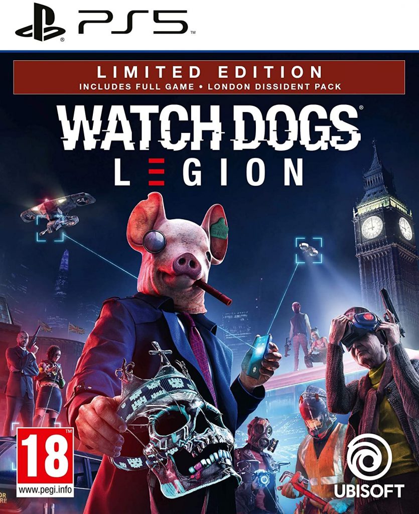 PS5 - Watch Dogs Legion Sony PlayStation 5 With Case #500 – vandalsgaming