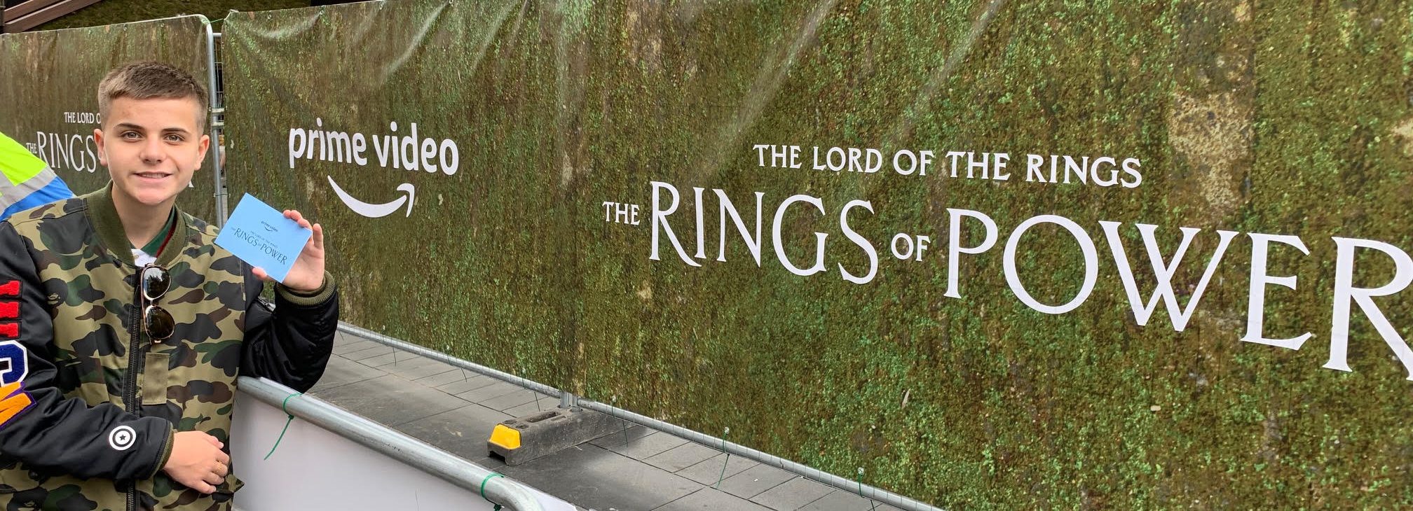 Con at The Lord Of The Rings: The Rings Of Power World Premiere
