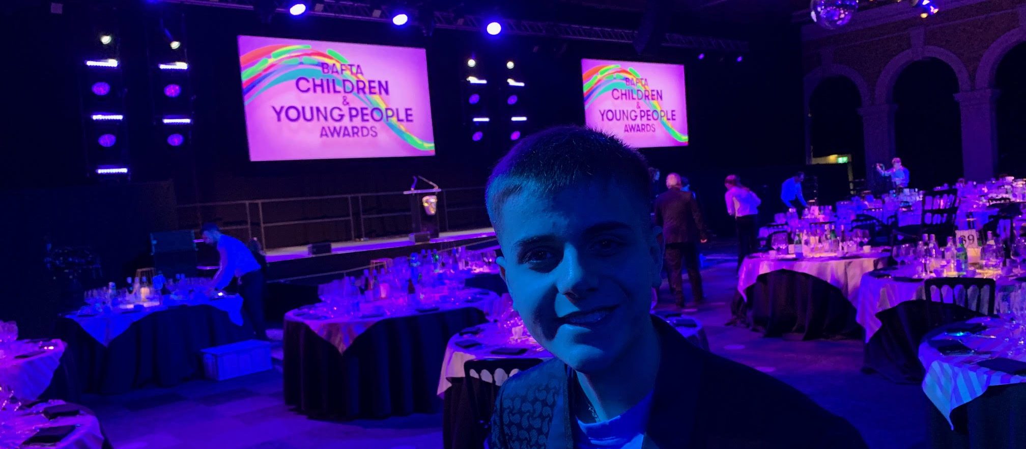 Con at the BAFTA Children & Young People Awards 2022
