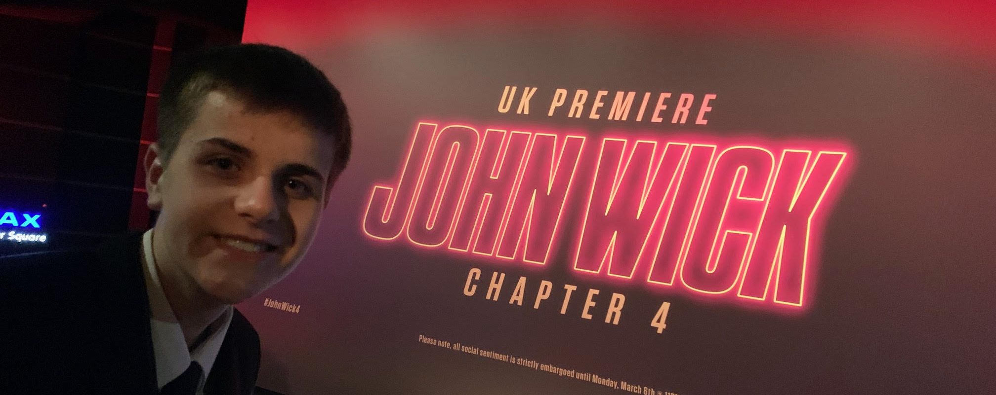 Con at the John Wick Chapter 4 UK Premiere