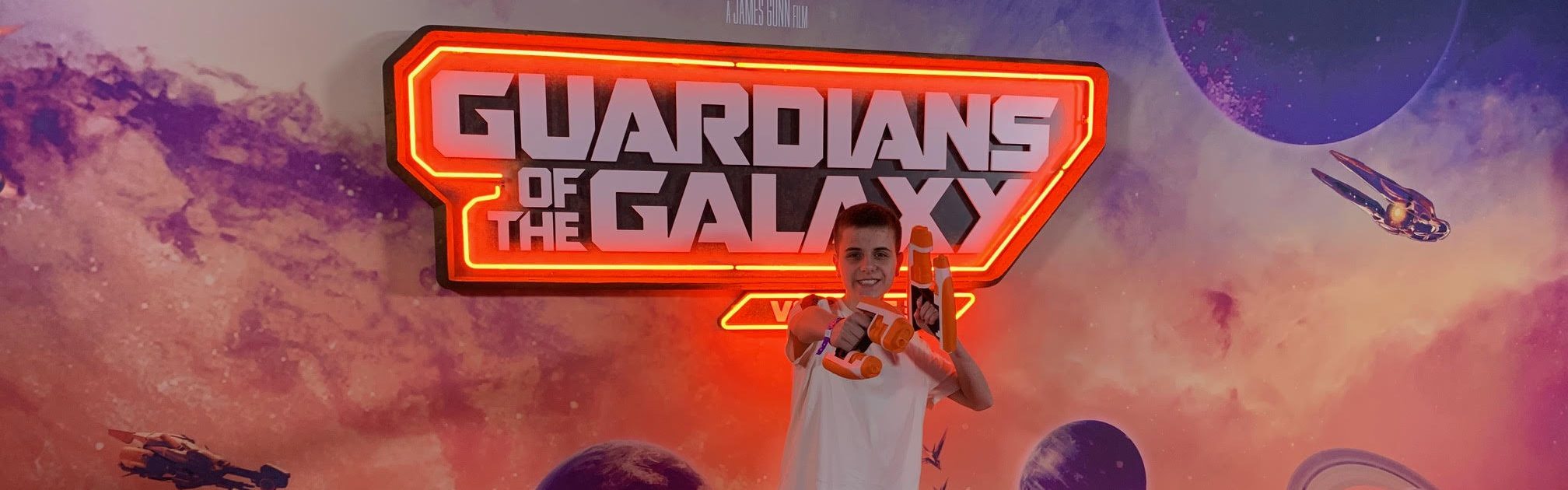 Con at the Guardians of the Galaxy Vol 3 Gala Party