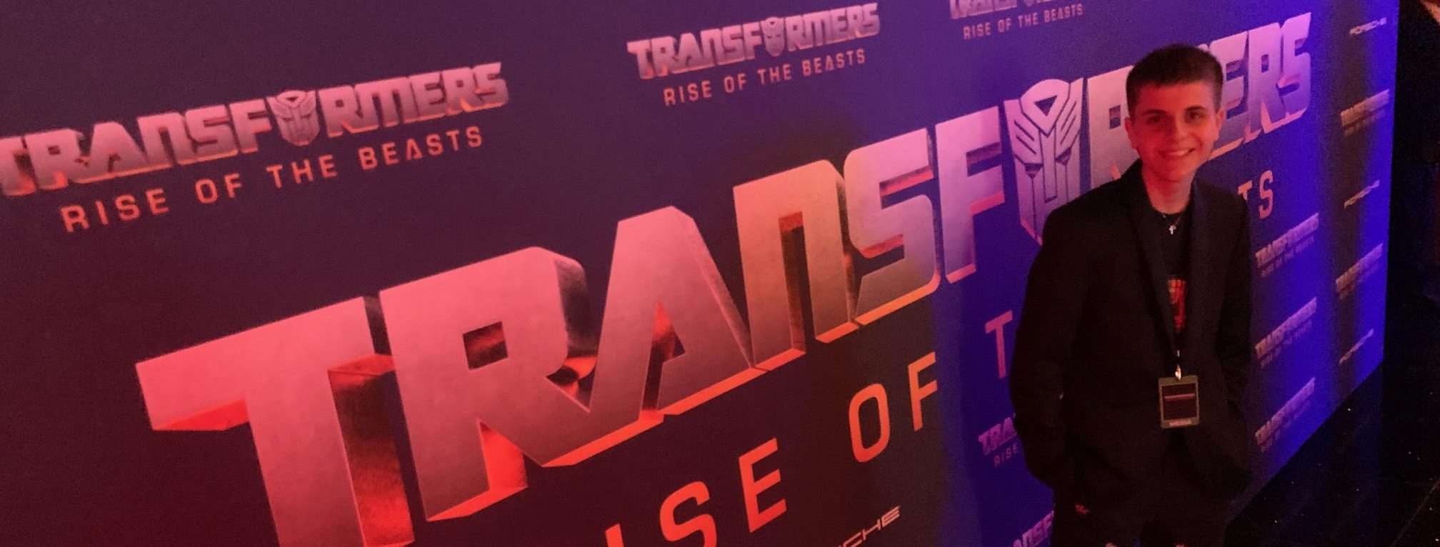 Con at the Transformers Rise of the Beasts Premiere