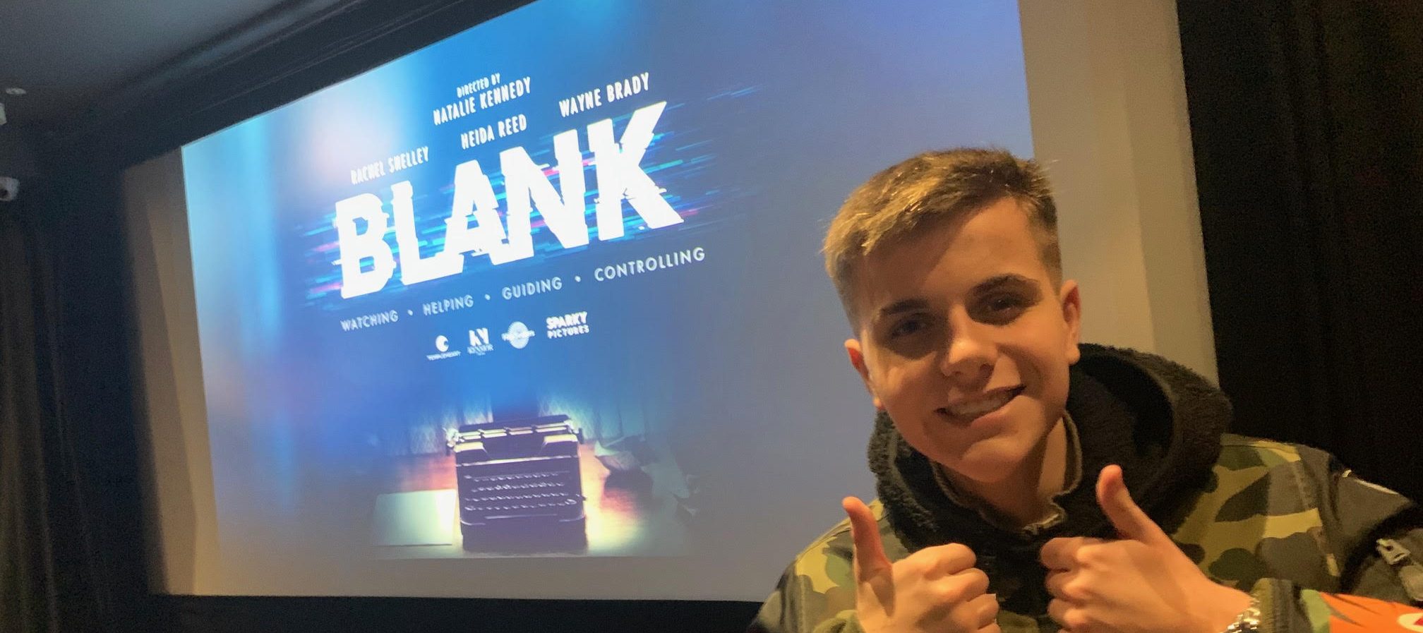 Con at the Blank Premiere