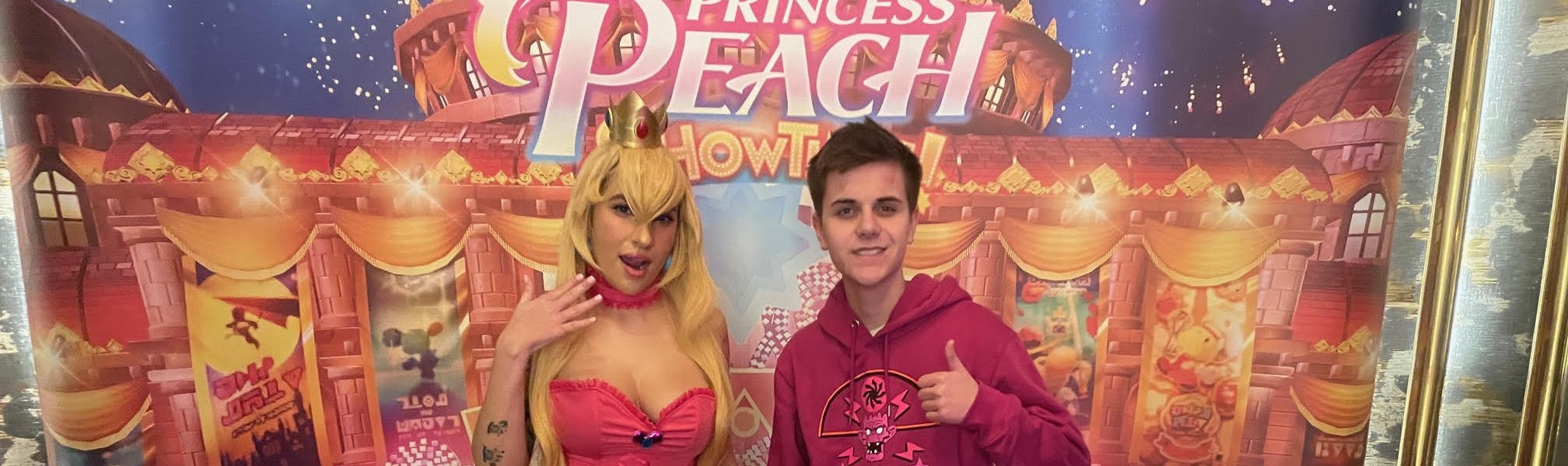 Con at the Princess Peach Showtime Launch Event