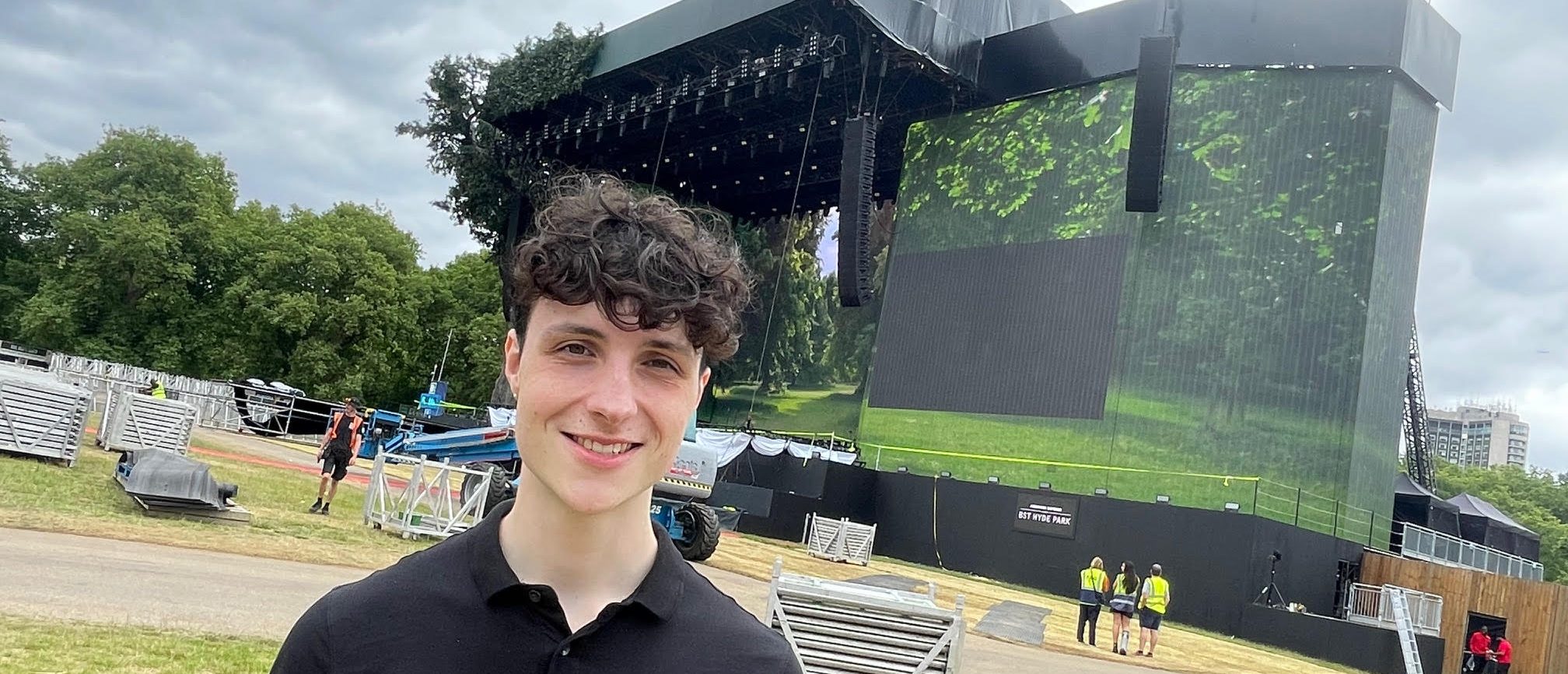 Harrison at the BST Hyde Park 2024 Press Day