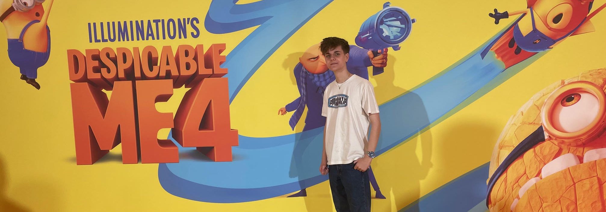 Con at the Despicable Me 4 Screening Party