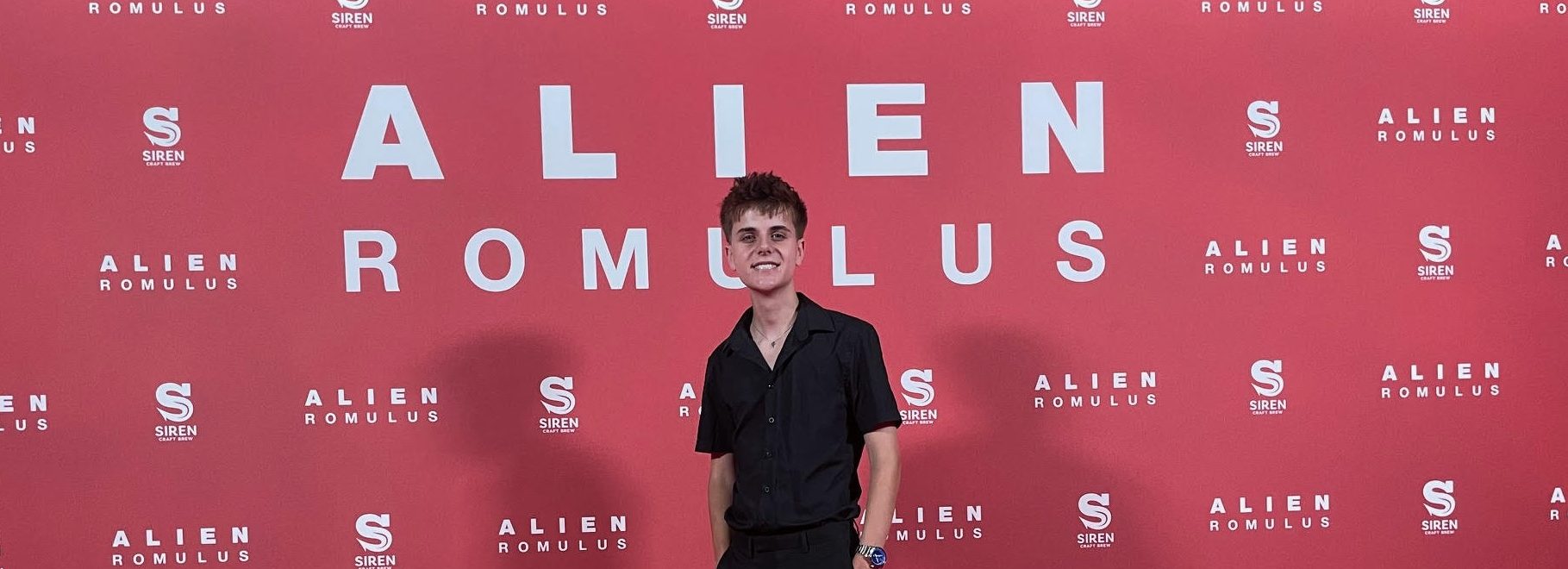 Con at the Alien Romulus Red Carpet Gala Screening