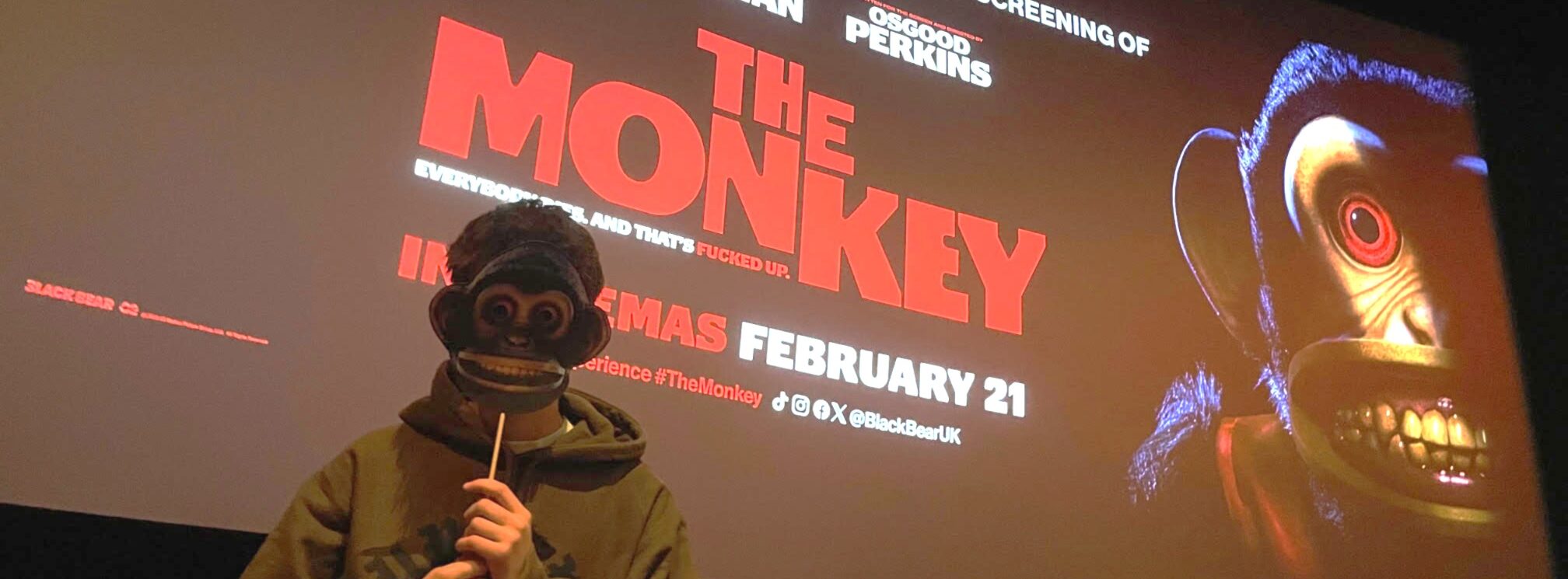 Con at The Monkey Screening Party