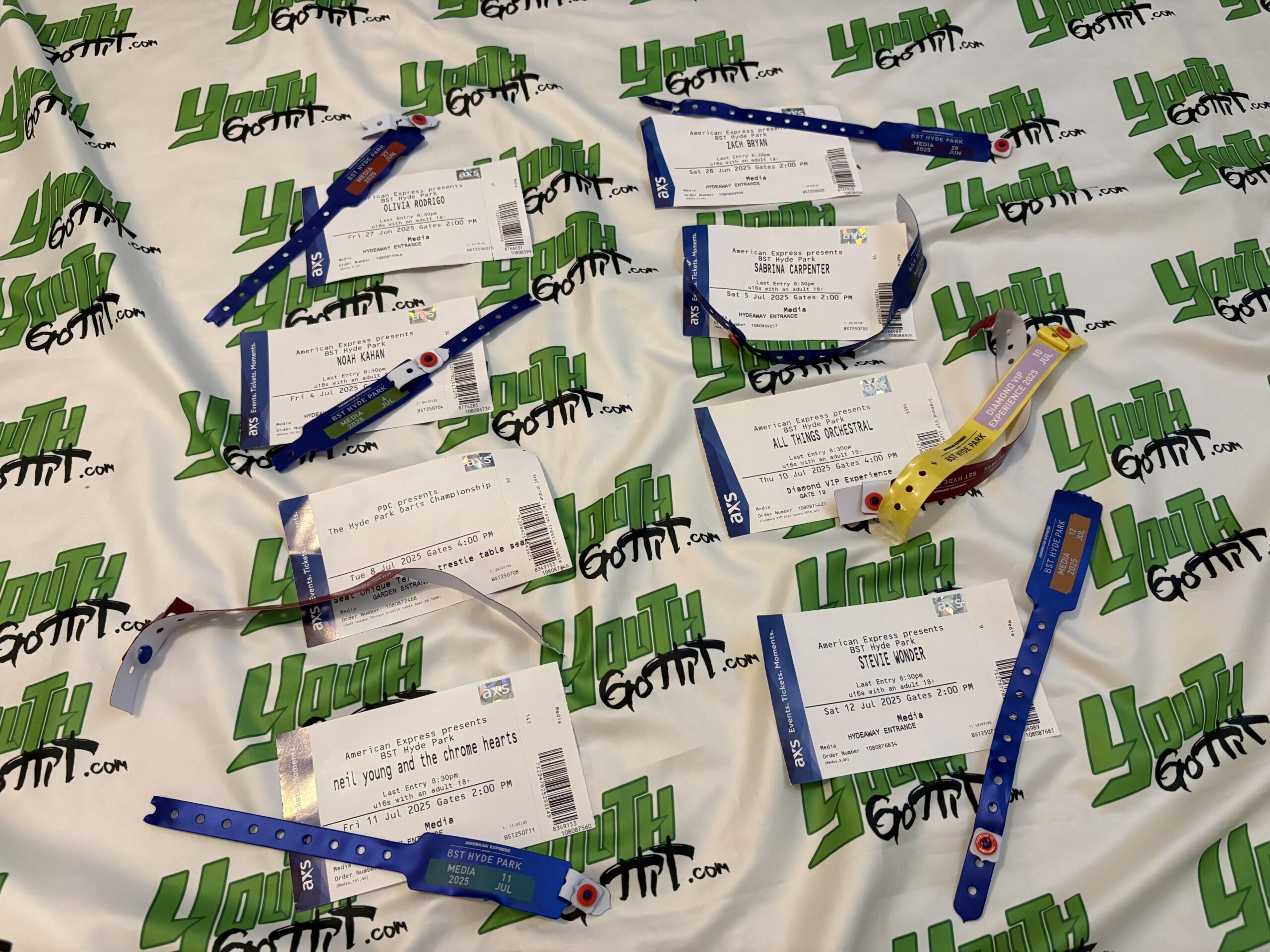 Youth #Gottit/Kidzcoolit – Nine Incredible Days/Nights at American Express BST Hyde Park 2025!!!