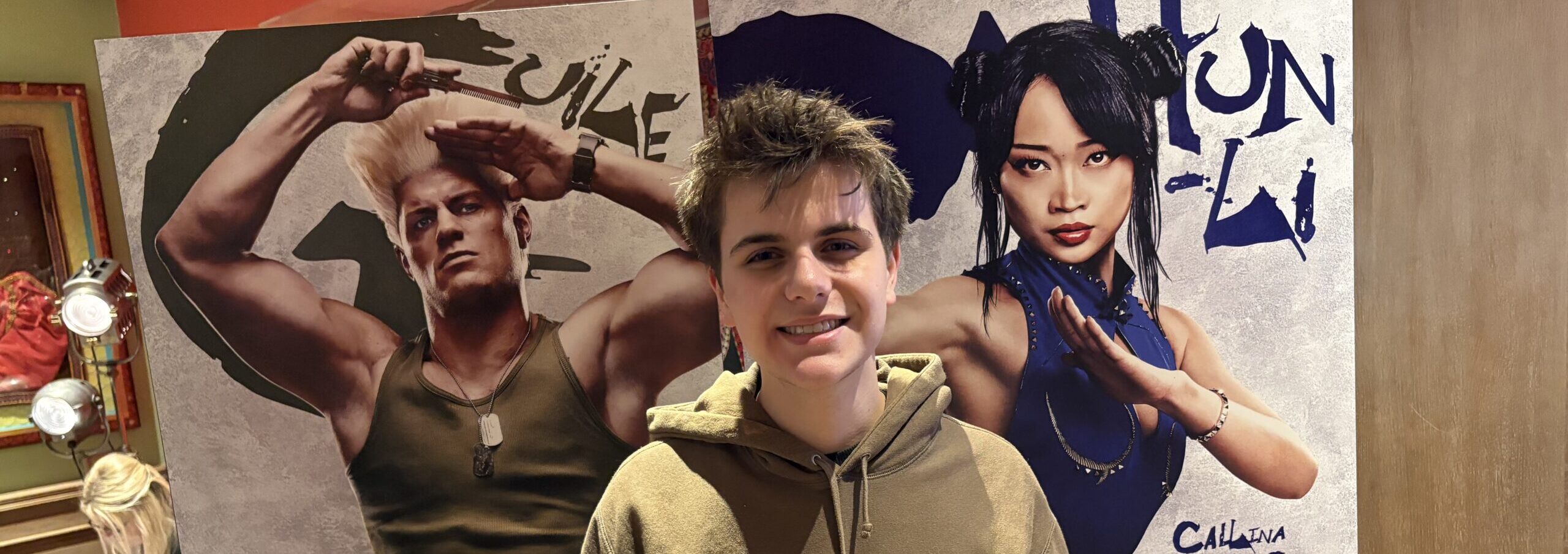 Con at the Street Fighter Trailer Launch Party!!!