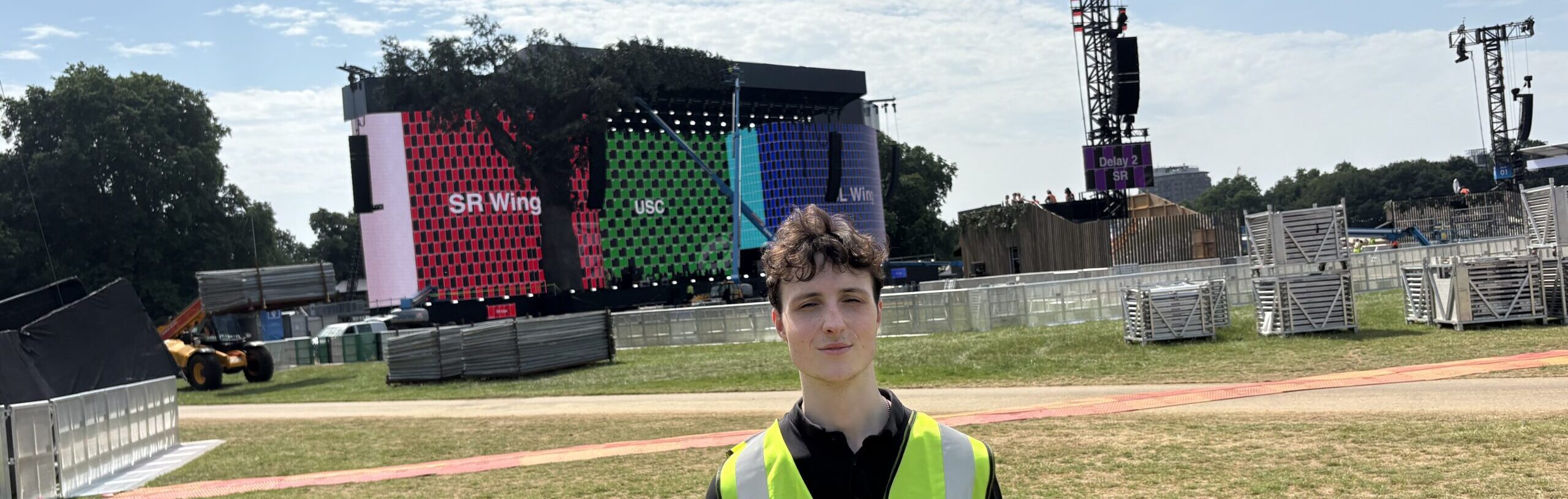 Harrison at the American Express BST Hyde Park 2026 Press Day!!!