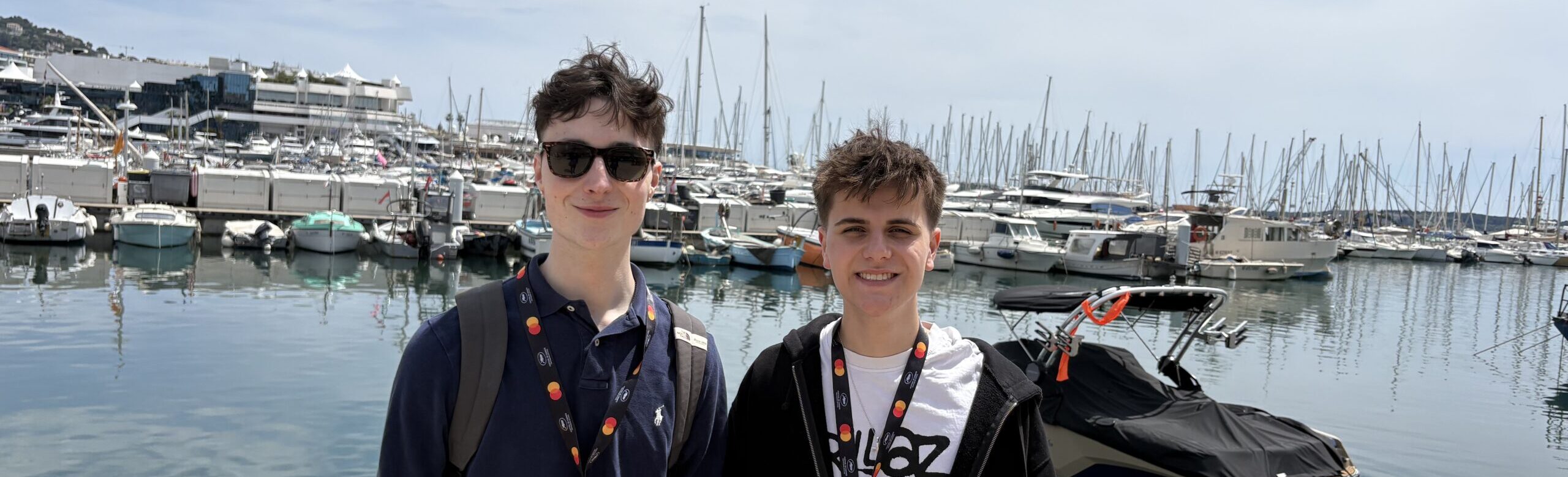 Harrison and Con at the ‘Yes She Cannes’ Q&A with ClearDraft Co-CEO and Movie Industry Legal Expert Alex Wade!!!  