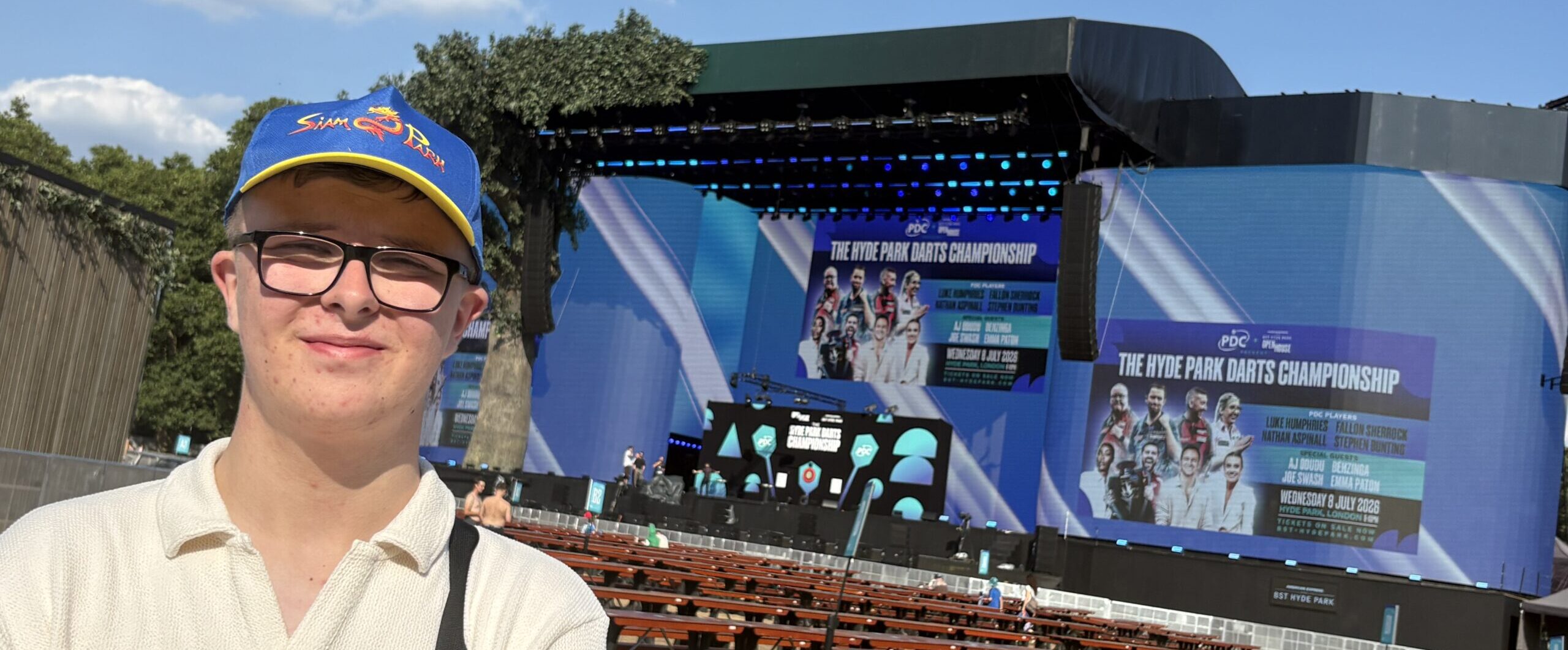 Alex at American Express BST Hyde Park 2026 – PDC Presents Hyde Park Darts!!!
