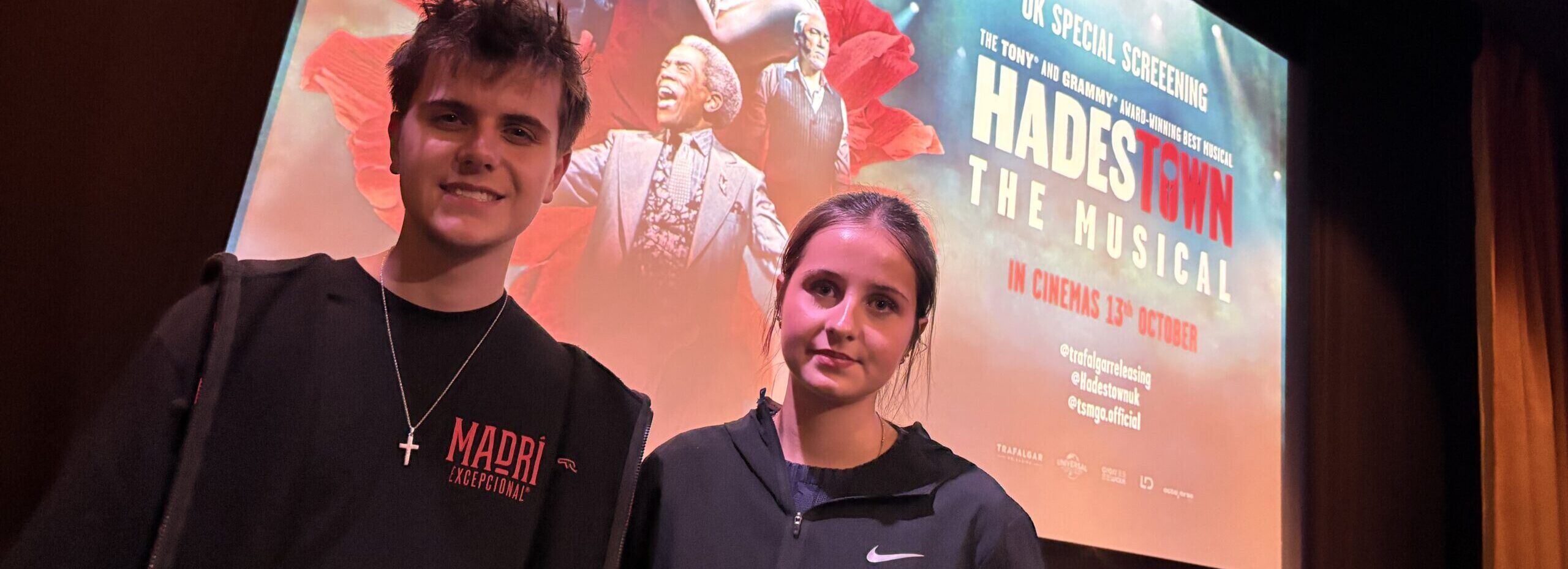 Con & Bex at the HADESTOWN The Musical Gala Screening!!!