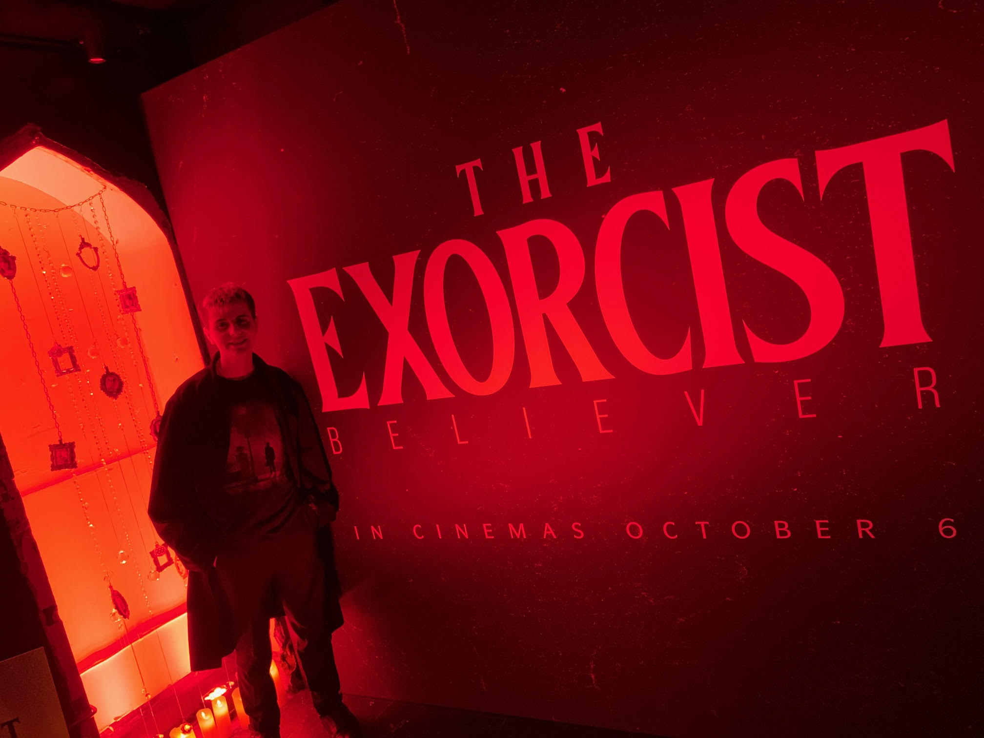 Con at the The Exorcist Believer Screening Party